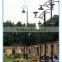 high quality outdoor galvanized garden lamp poles,outdoor park casting light post