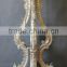MM-1454-02 Antique decorative wedding flower standers in sliver finish