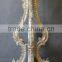 MM-1454-02 Antique decorative wedding flower standers in sliver finish