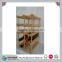 Wood material 12 bottles wooden wine display rack