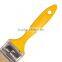 Yellow Plastic Handle Mixer Bristle Mighty Brush 2" Paint Brush