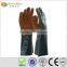 Sandy long PVC coated fishing gloves