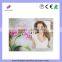 High Quality Big Flower Printed Decoration Glass Photo Frame 4"x6"