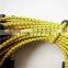 Latex thread elastic bungee toggle ties for scaffolding sheeting