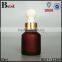 30ml high quality cosmetic essence oil perfume glass bottle big rubber gold aluminum dropper bottle glass china suppliers