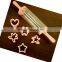 RP-2690 Plastic rolling pin with cutter
