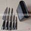 5-Pieces Deluxe Knife Set: 5 Knives + Wooden Knife Block. Hot Sales