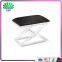 Luxury Home Furniture Acrylic Colored Cushion Stool Living Room Lucite Stool With Clear X-Shape Stool Legs