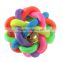 1pcs colorful ball pet toy dog toy cat toy with bell for small medium large dog Chihuahua Yorkshire Poodle pet product hot hot