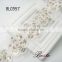 2016 New wholesale white flower sequin lace trim for cloth