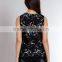 Black embroidered crochet top,women top,life vest