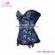 Lover-beauty Slimming Waist Corset Women Blue Plus Size Undergarments