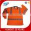 2016 high visibility reflective safety clothing T-shirt