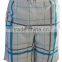 Men's Plaid Boardshorts With Stretched