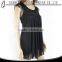 Hot Selling Plus Size Lady Dress New Arrived Summer Dress Solid Color Embroidered Gauze Middle Aged Women Fashion Dress