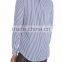 men stripe long sleeve cotton shirt slim fit shirt