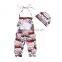 S33616W Cotton Jumpsuits sleeveless clothings Rompers 2017 new model