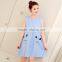 Z&M New Women Chiffon Fashion Dress Cartoon Dress Pregnant Women Dress