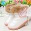 2016 Winter Warm Wool Cloth With Rabbit Hair Soft Snow Boots Kids Shoes