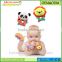 winter thick terry baby rattle socks with matching wrist rattle