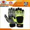 Mechanics Gloves Super Safety Work Impact Riggermen Hi-Vis Synthetic Leather