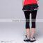 Coolmax adult yoga causal pants dance fitness capri pants with skirt