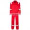 High Performance Dupont nomex fabric Flame Retardant pilot coveralls in safety flying clothing