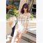 Women Summer Beach Wear Crochet Dresses Half Sleeve 2017 New Flower Boho Lace Shirt Hollow Out Cover Ups