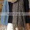 New Cotton Soft Spell Colors Warm Woolen Scarves Women Loop Yarn Strips Fringe Winter Scarf