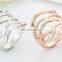 Lostpiece 2017 New Arrival Fashion Irregular Bird Nest Women Rose Gold Ring 316L Stainless Steel Finger Ring Jewelry