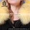 Factory Direct Wholsale Designer Fur Long Coat With Big Fur Hood