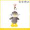 2017 cheap price small size soft plush animal keychain promotional gift