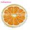 Custom High Quality Orange Pattern Picnic Mat Microfiber Round Beach Towel