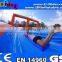 300m long Orange and bule color urban water slide for summer fun