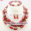 Nigeria beaded jewelry set for weddingAfrican lady necklaceHotsle coral beaed jewelry