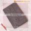 Private Custom Inlaid Metal Brand Logo PU Leather Patch Decoration For Pants