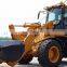 2Ton wheel loader with log fork,V-snow blade,4 in 1 bucket and snowblower