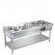 Table counter soup warmer pan/food warmer/chafing dish warmer display for restaurant