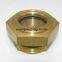 brass oil level glass sights for pumps BSP pipe thread 3/4 inch