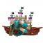 Guangzhou  Pirate ship style slide in outdoor & Indoor playground amusement park