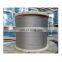 SS Material 1.4301 wire cable/steel wire rope 1x7 SS304 6.0mm