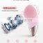 Waterproof deep facial cleansing silicone brush rechargeable double facial wash with brush