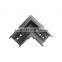Custom High Quality 45 Adjustable Square Rectangular Tube Connector