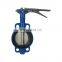 cast iron Russia wafer type butterfly check valve,stainless steel double offset butterfly valve