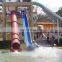 Water Park Slide Platform With Stair