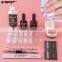 Acrylic Poly gel Kit 7 colors 30ml Hard Poly-gel Kit Soak Off Quick Nail Extension Brush Tips Set