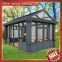 hot sale outdoor glass alu aluminum aluminium metal solar sunroom sun room house building cabin shed enclosure China