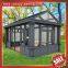 outdoor metal alu aluminum sunroom,garden glass sun house room project,excellent aluminium framework,super durable!