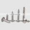 M4 M6 A2-70 stainless steel truss head self tapping screw