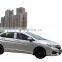 Chrome Door Visor Side Window Deflector Shade Sun Rain Shield Silver Strips Guard for Honda City